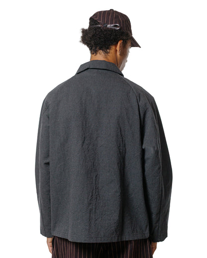 lost & found MAN-TLE MAN-TLE R19S3 Boat Shirt Granite Wool