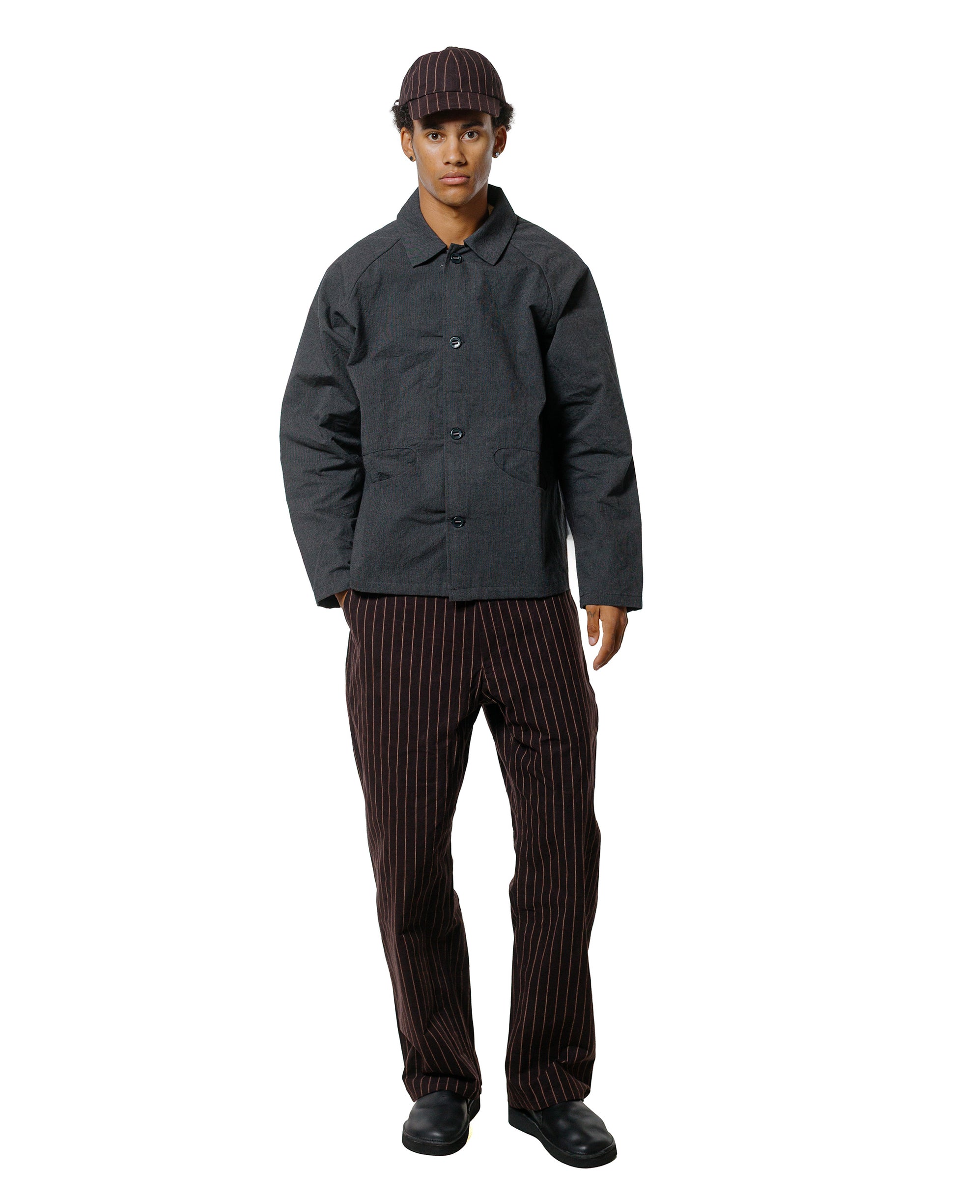 lost & found MAN-TLE MAN-TLE R19S3 Boat Shirt Granite Wool