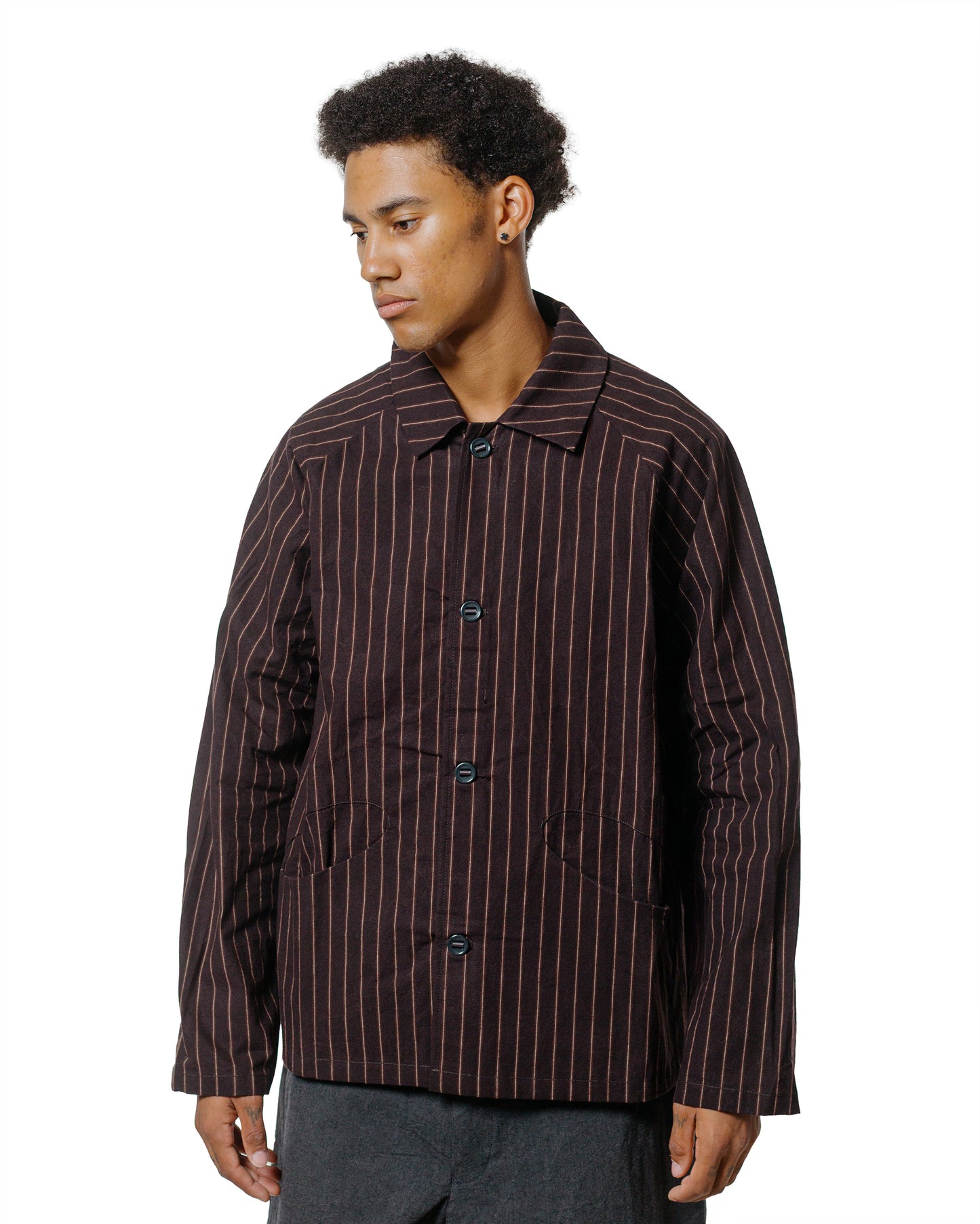 lost & found MAN-TLE MAN-TLE R19S3 Boat Shirt Strata Wax