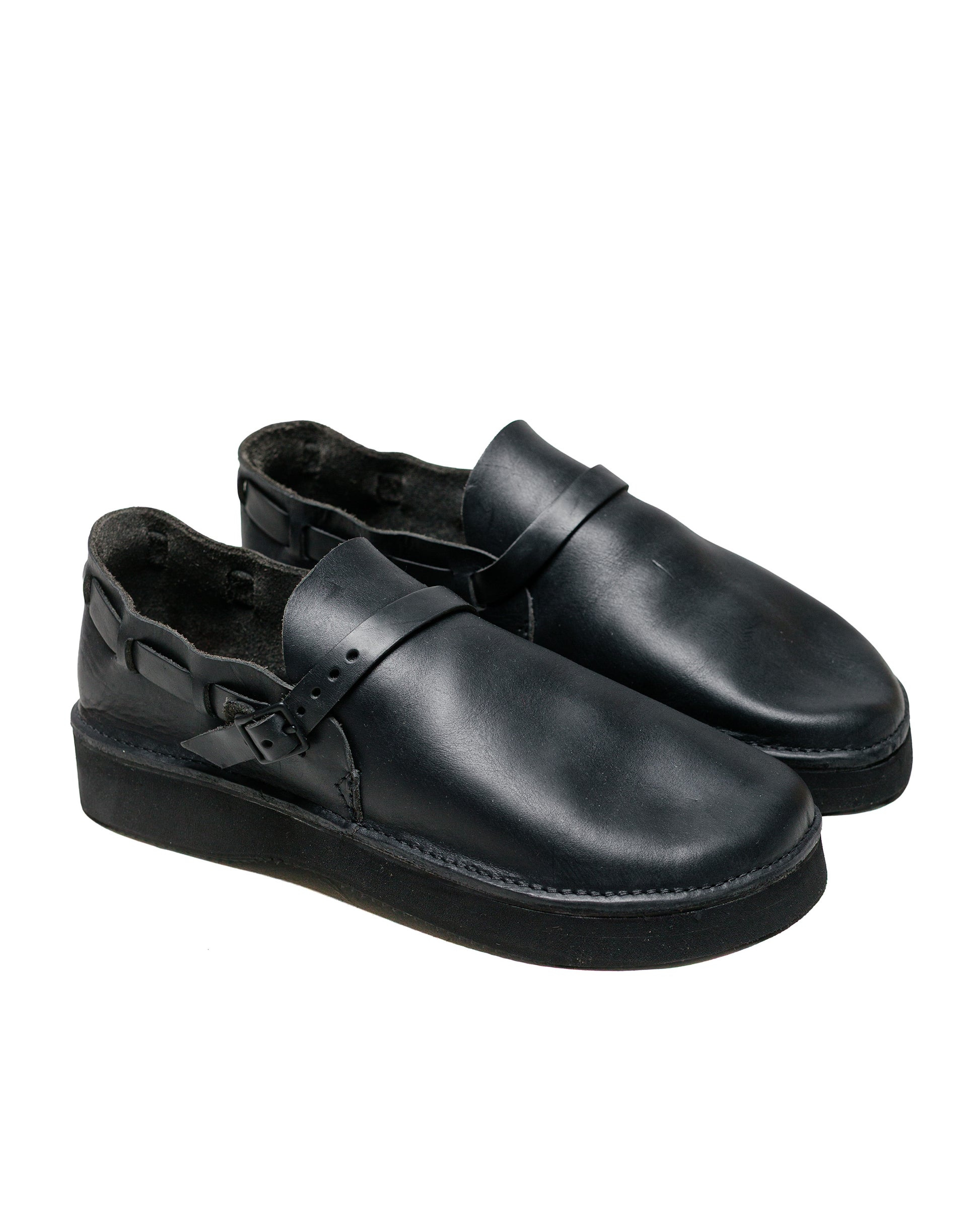 lost & found MAN-TLE MAN-TLE R19V1 Aurora Low Black Horween
