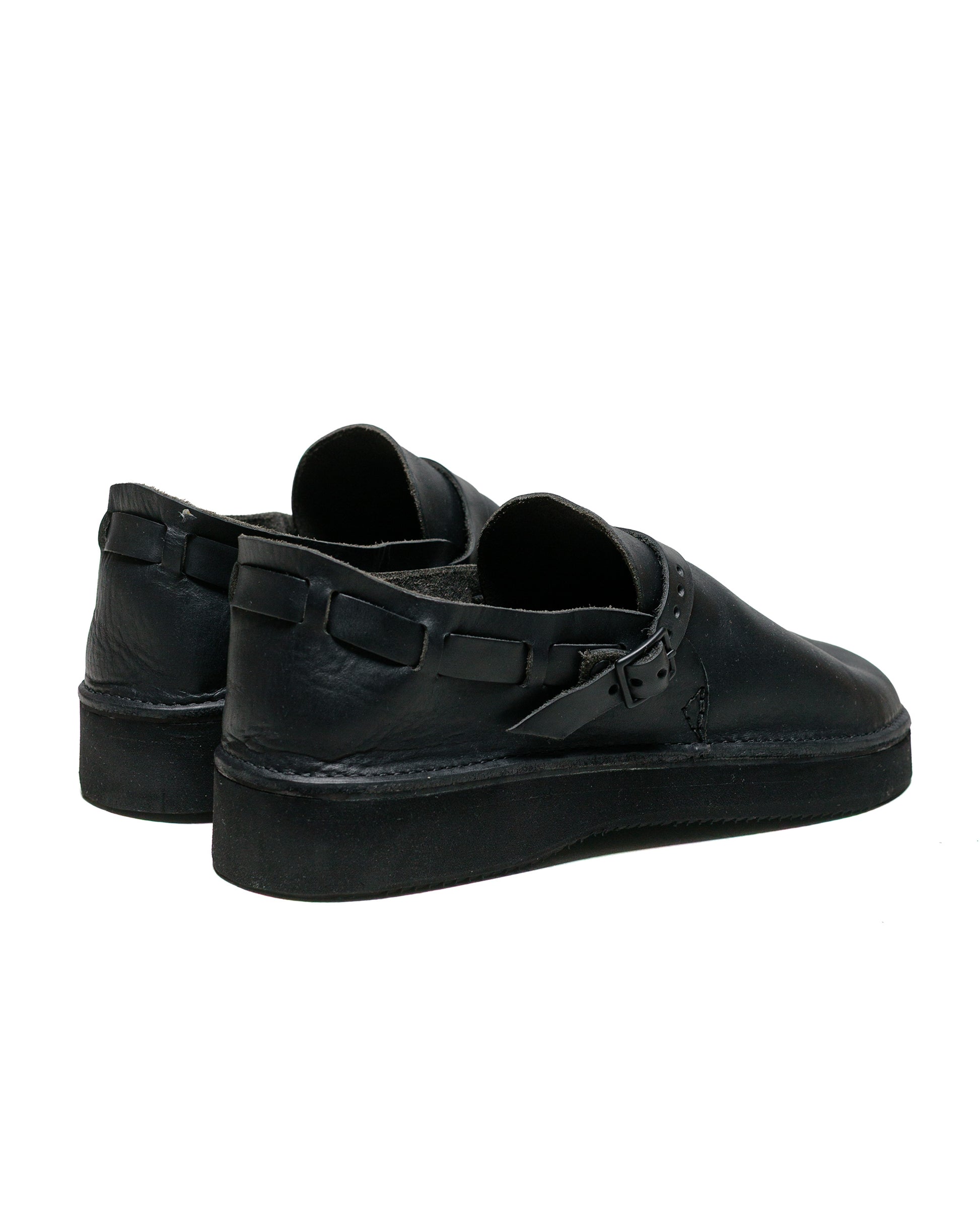 lost & found MAN-TLE MAN-TLE R19V1 Aurora Low Black Horween