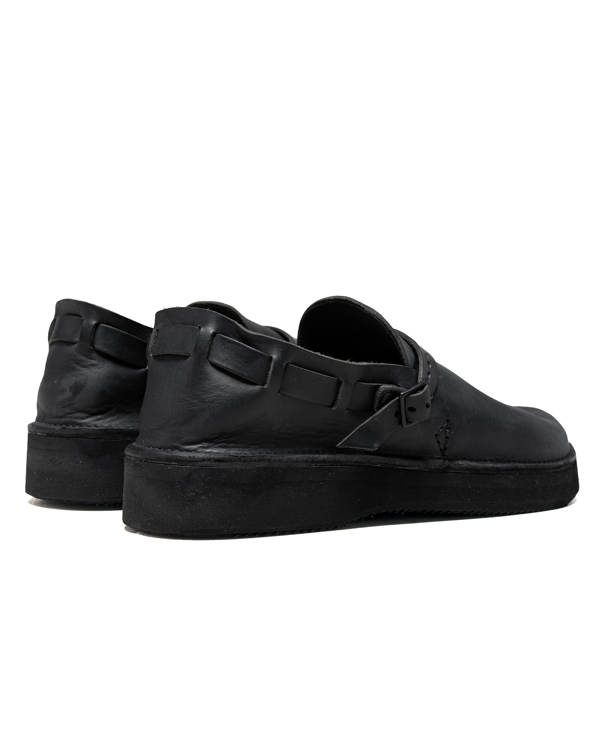lost & found MAN-TLE MAN-TLE R19V1 Aurora Low Black Horween
