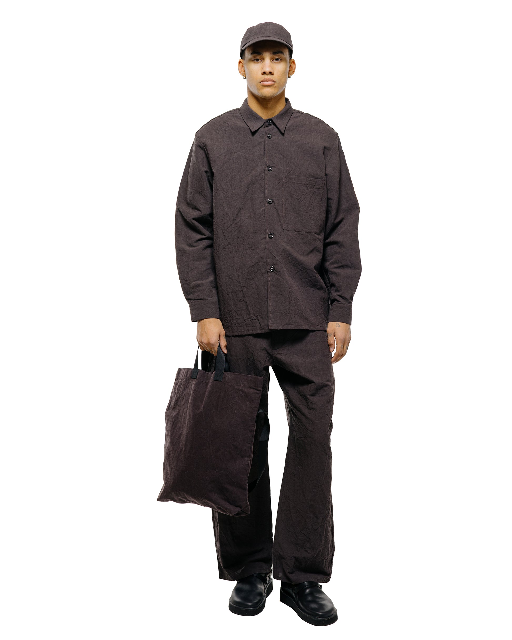 lost & found MAN-TLE MAN-TLE R20B1 'Multi Handle Tote' Earth Wax