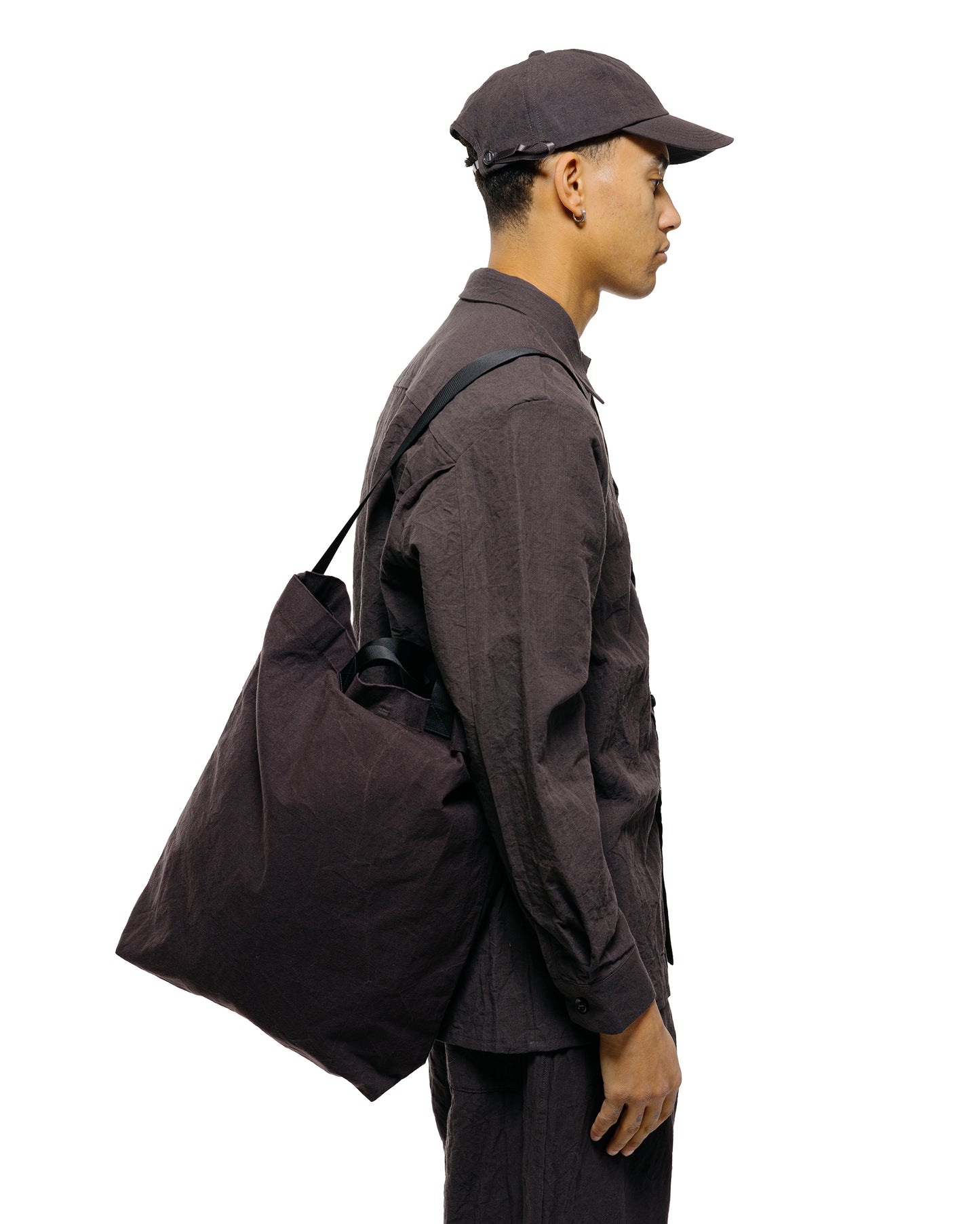lost & found MAN-TLE MAN-TLE R20B1 'Multi Handle Tote' Earth Wax