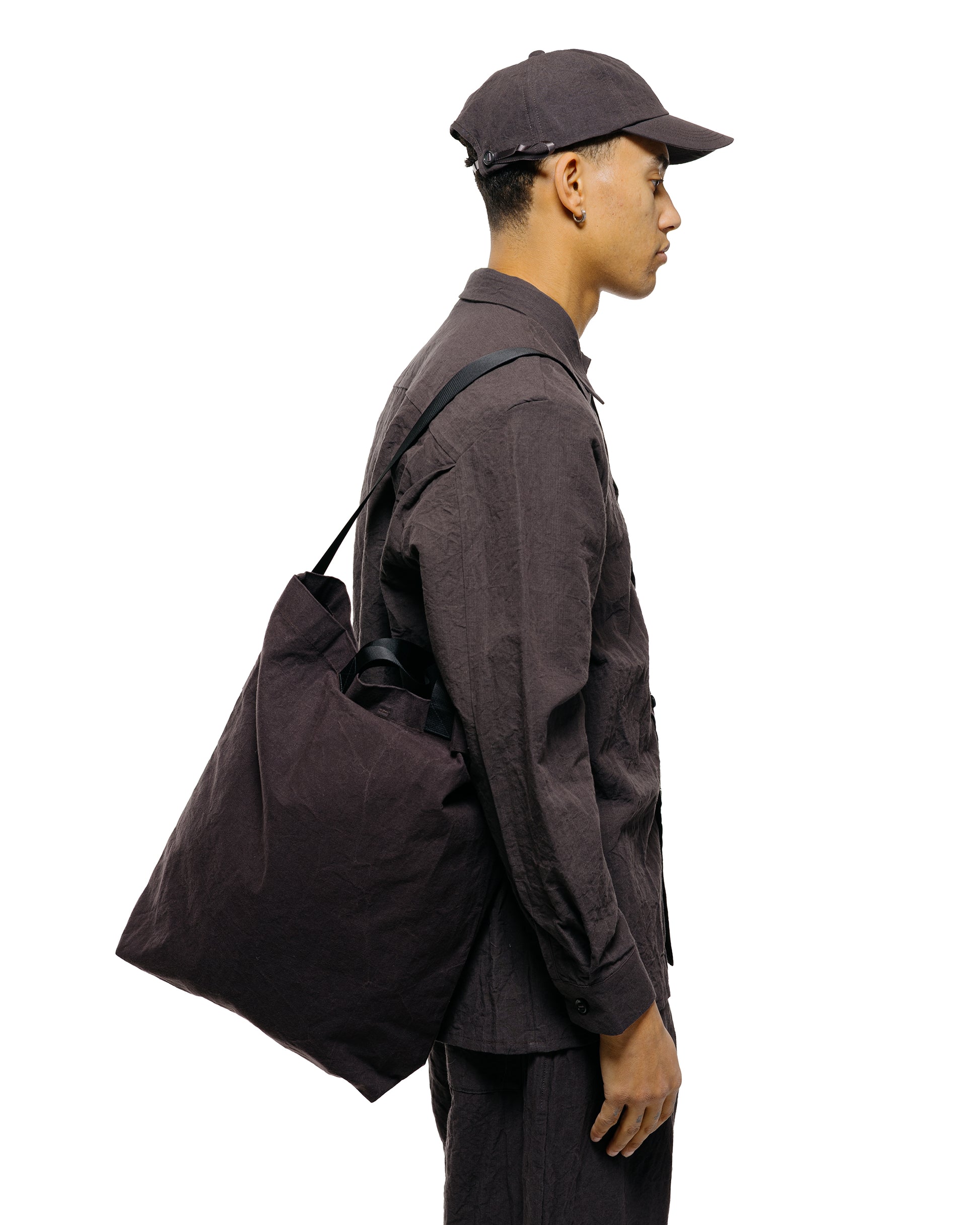 lost & found MAN-TLE MAN-TLE R20B1 'Multi Handle Tote' Earth Wax