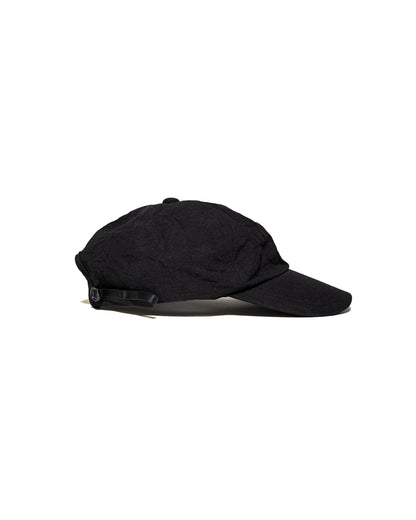lost & found MAN-TLE MAN-TLE R20C1 'Shallow Cap' Black Linen