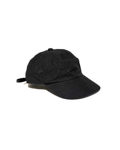 lost & found MAN-TLE MAN-TLE R20C1 'Shallow Cap' Black Linen