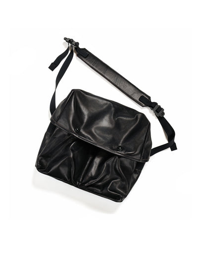 lost & found MAN-TLE MAN-TLE R20G4 'Mini Messenger' Black Hide