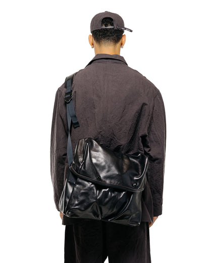 lost & found MAN-TLE MAN-TLE R20G4 'Mini Messenger' Black Hide