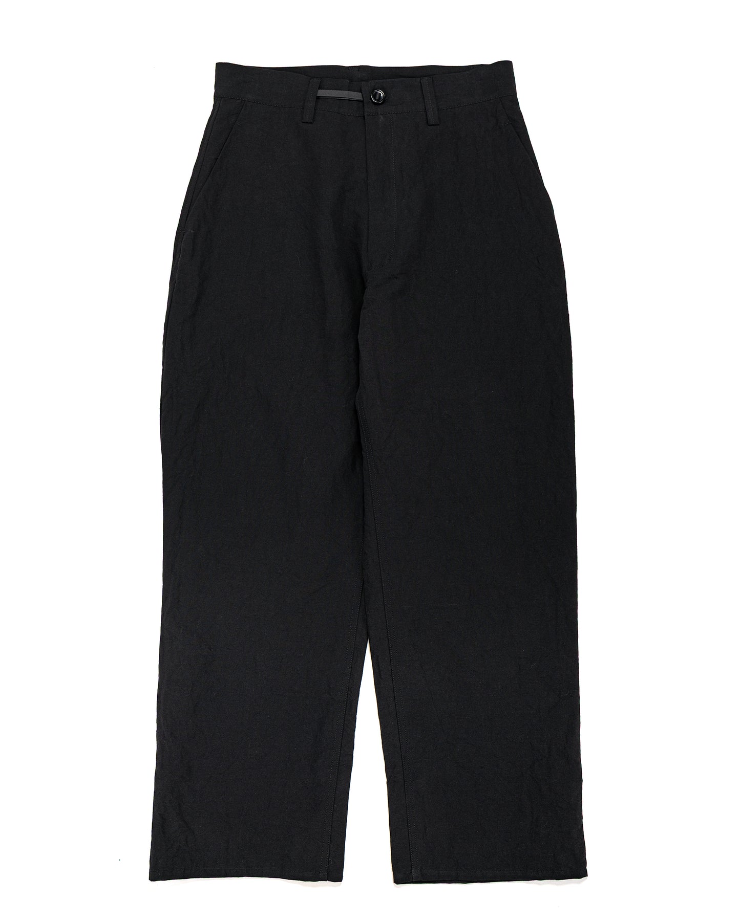 lost & found MAN-TLE MAN-TLE R20P4 Wide Pants Black Linen