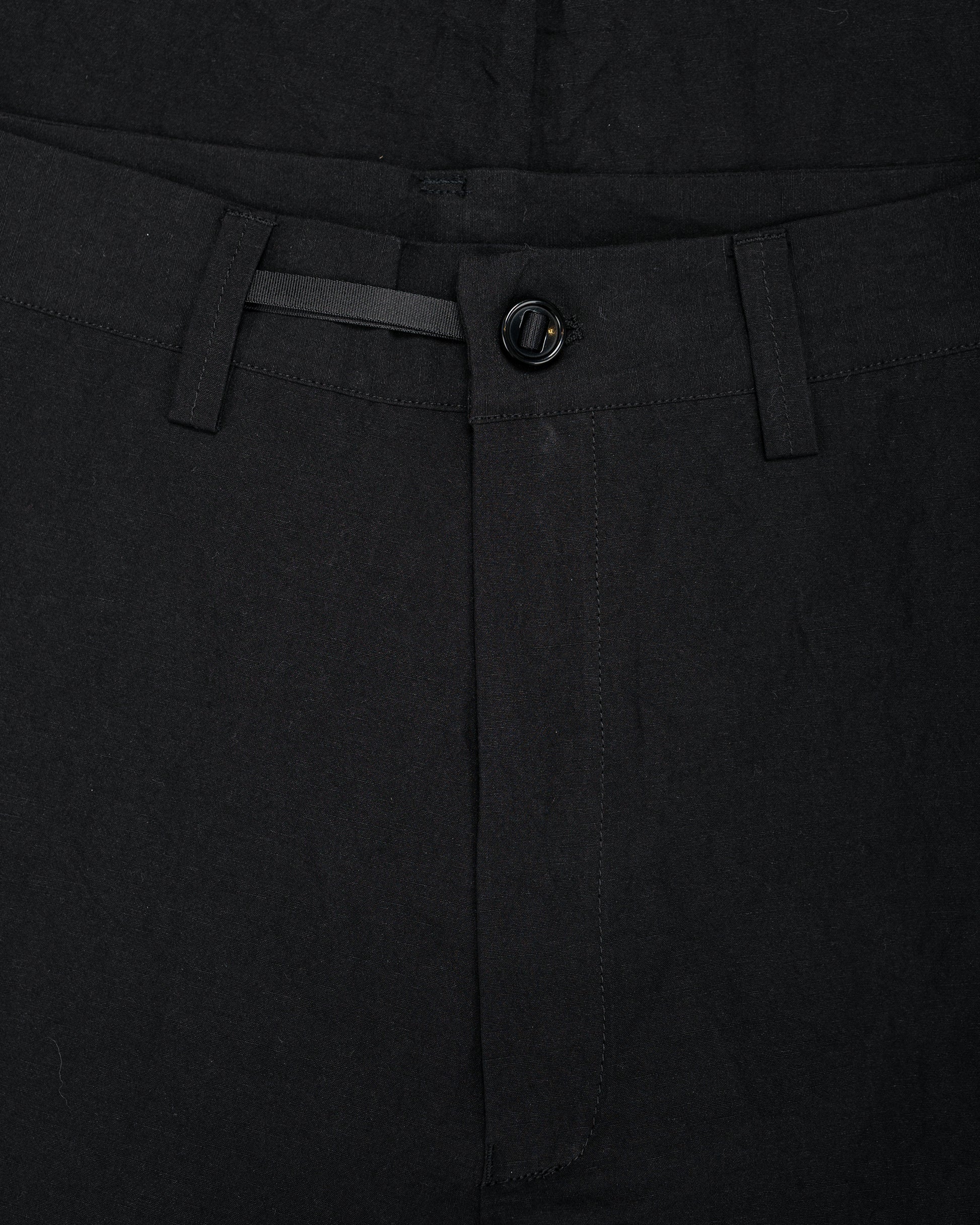 lost & found MAN-TLE MAN-TLE R20P4 Wide Pants Black Linen