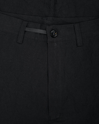 lost & found MAN-TLE MAN-TLE R20P4 Wide Pants Black Linen