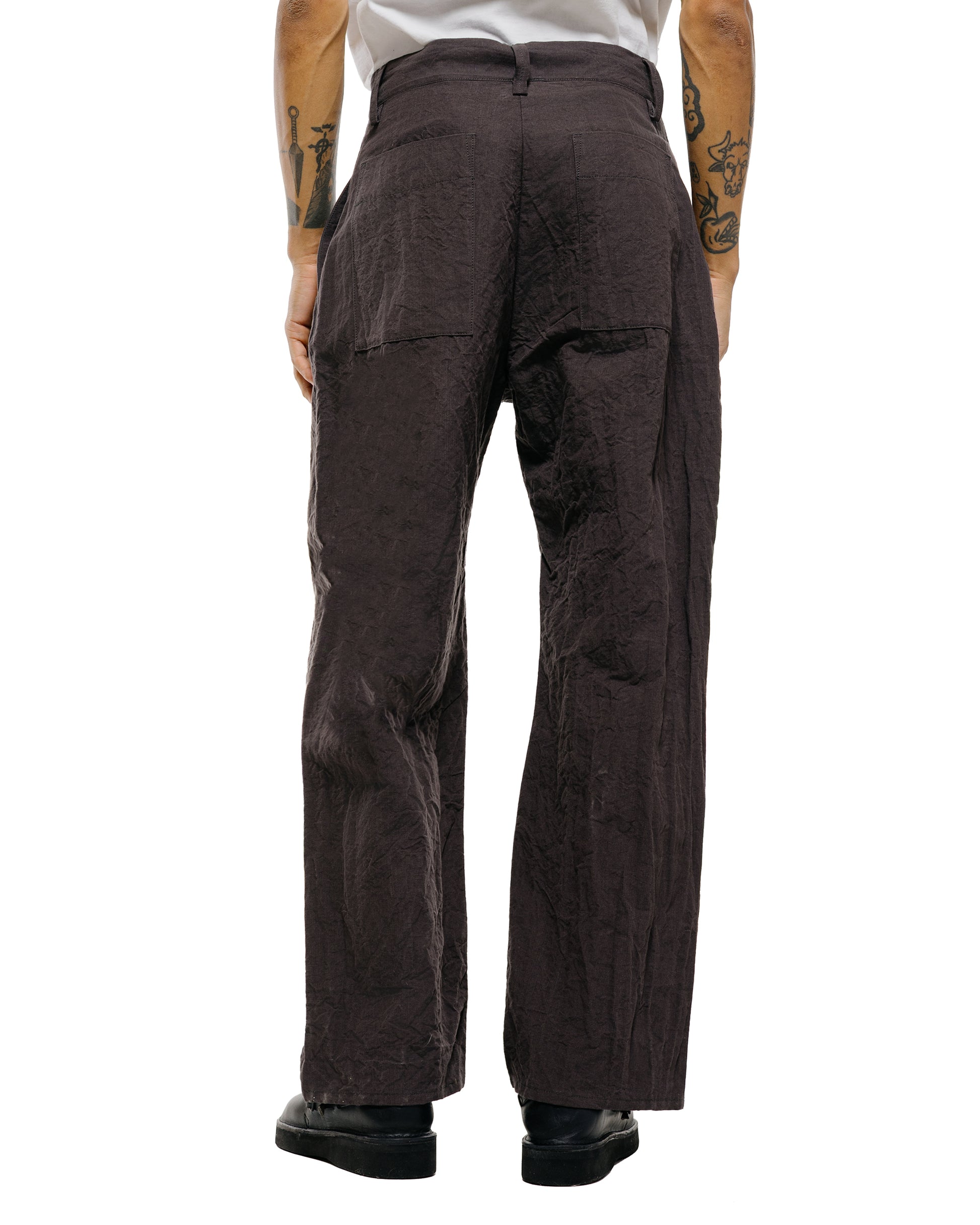 lost & found MAN-TLE MAN-TLE R20P4 Wide Pants Earth Linen