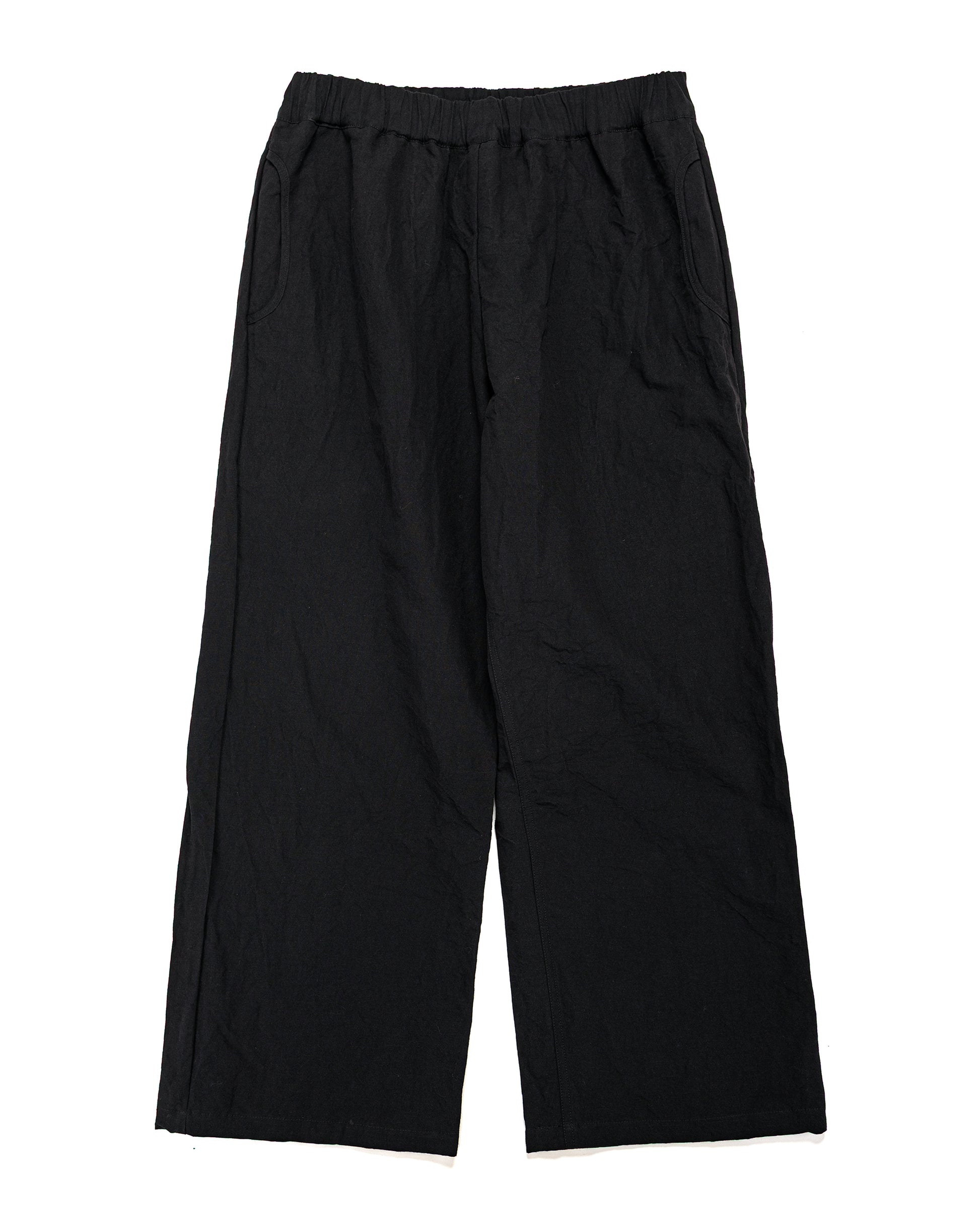 lost & found MAN-TLE MAN-TLE R20P5 'Solid Pant' Black Linen