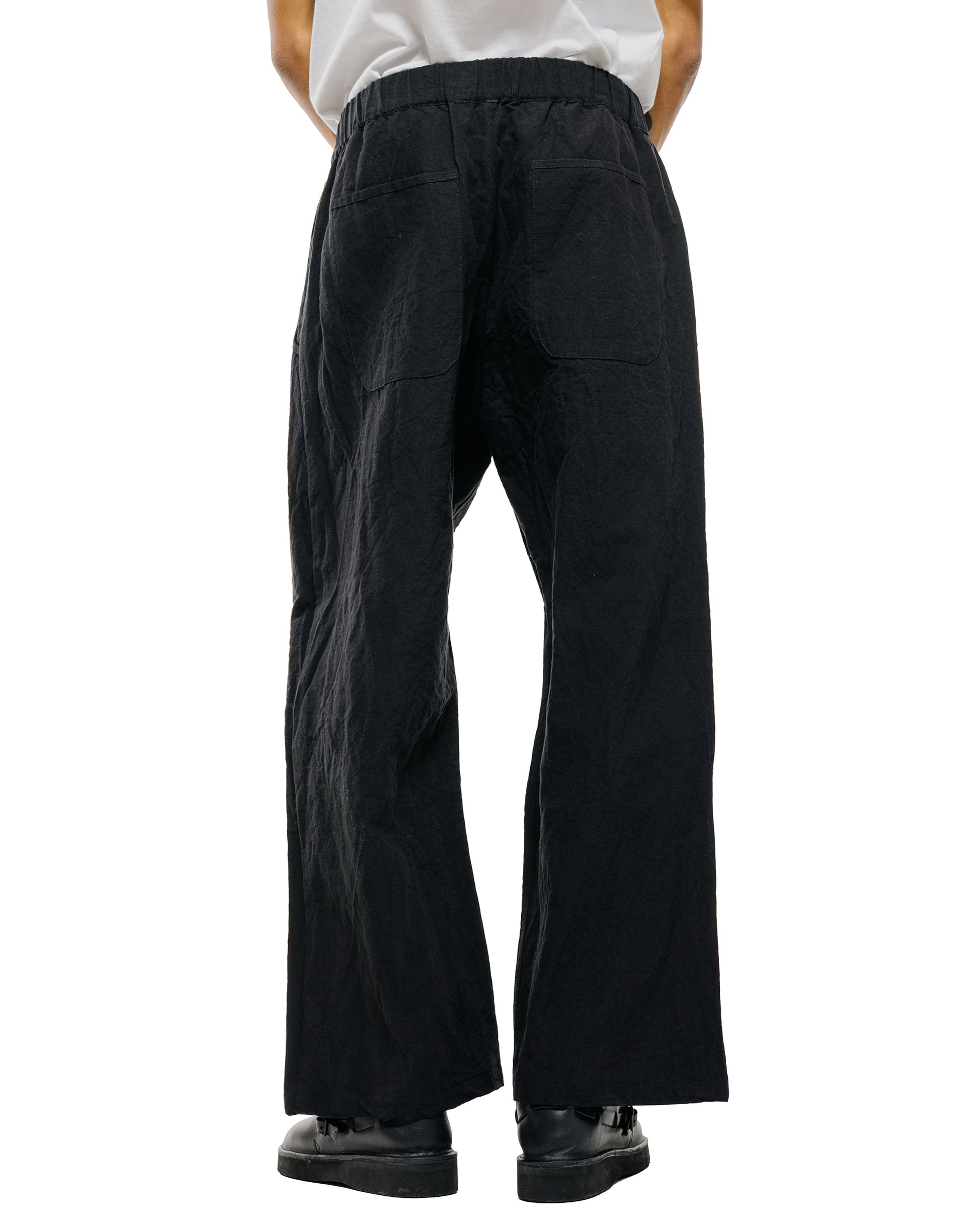 lost & found MAN-TLE MAN-TLE R20P5 'Solid Pant' Black Linen