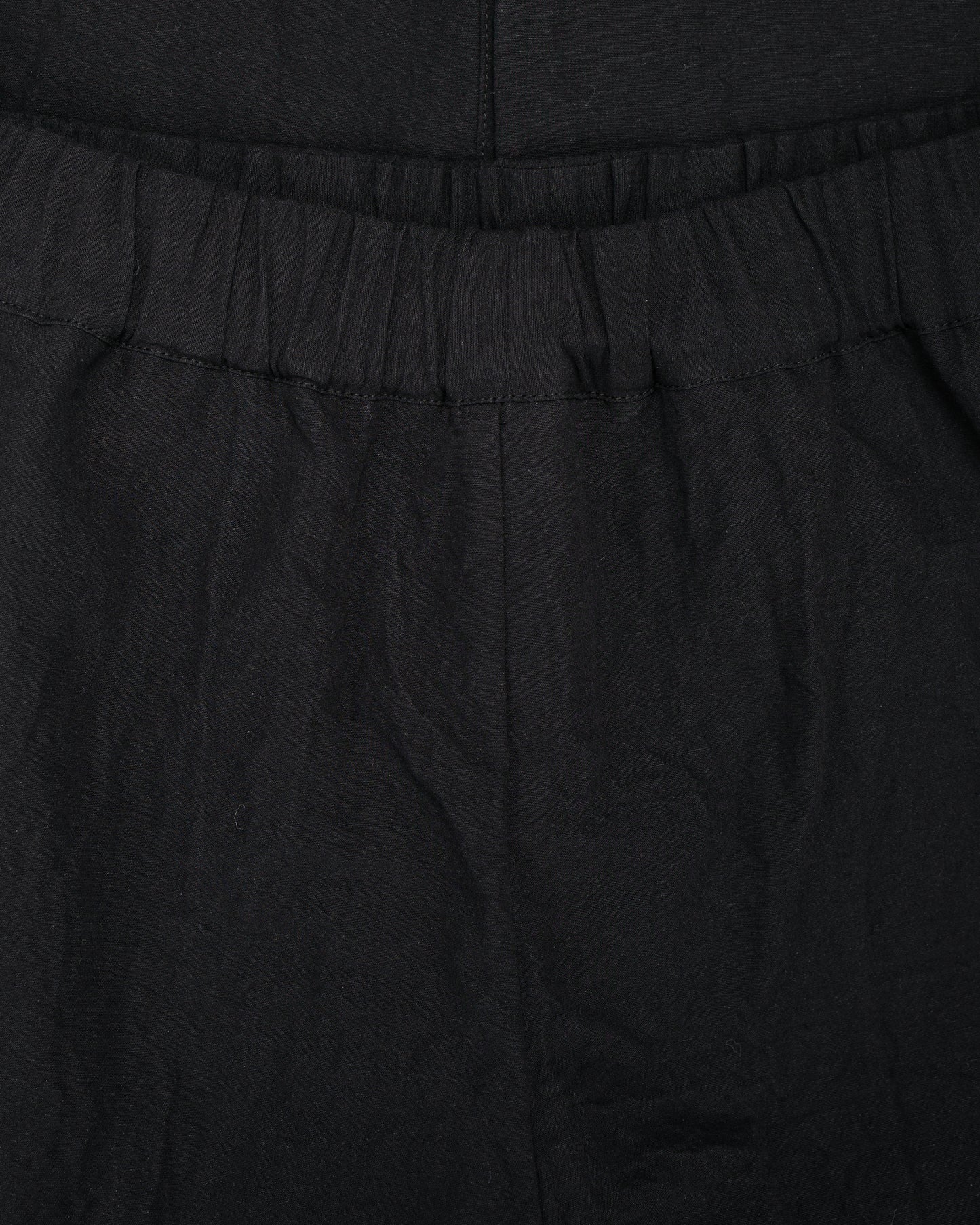 lost & found MAN-TLE MAN-TLE R20P5 'Solid Pant' Black Linen