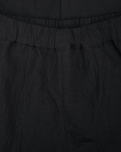 lost & found MAN-TLE MAN-TLE R20P5 'Solid Pant' Black Linen