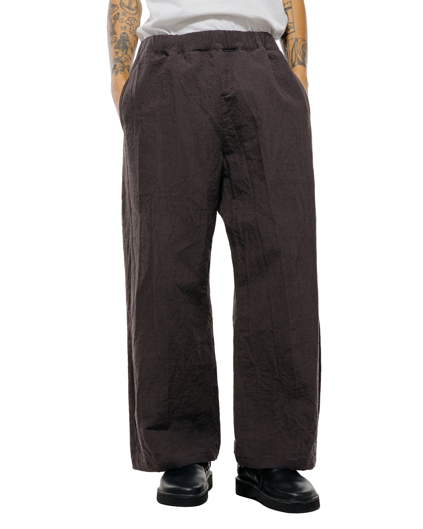 lost & found MAN-TLE MAN-TLE R20P5 'Solid Pant' Earth Linen
