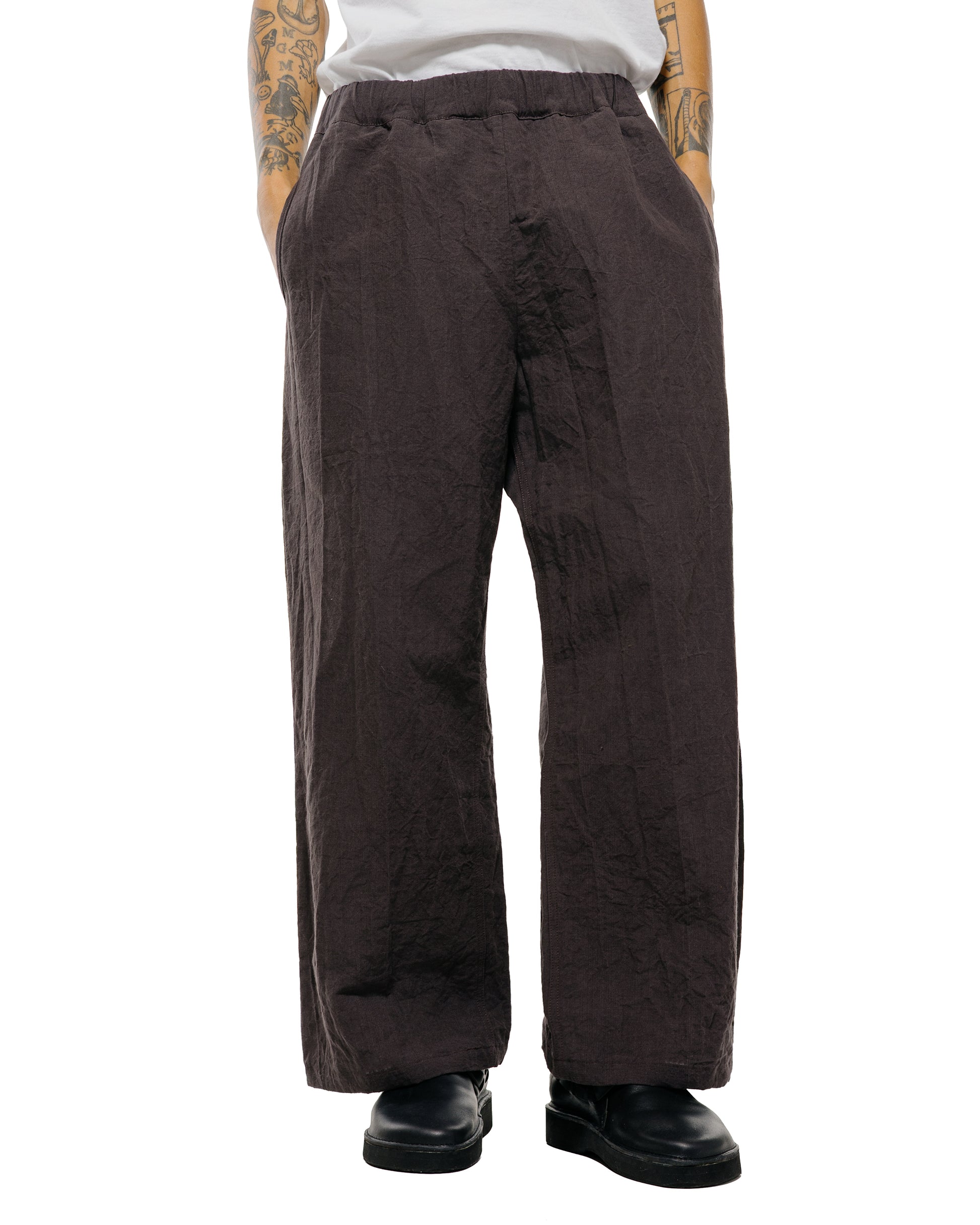 lost & found MAN-TLE MAN-TLE R20P5 'Solid Pant' Earth Linen