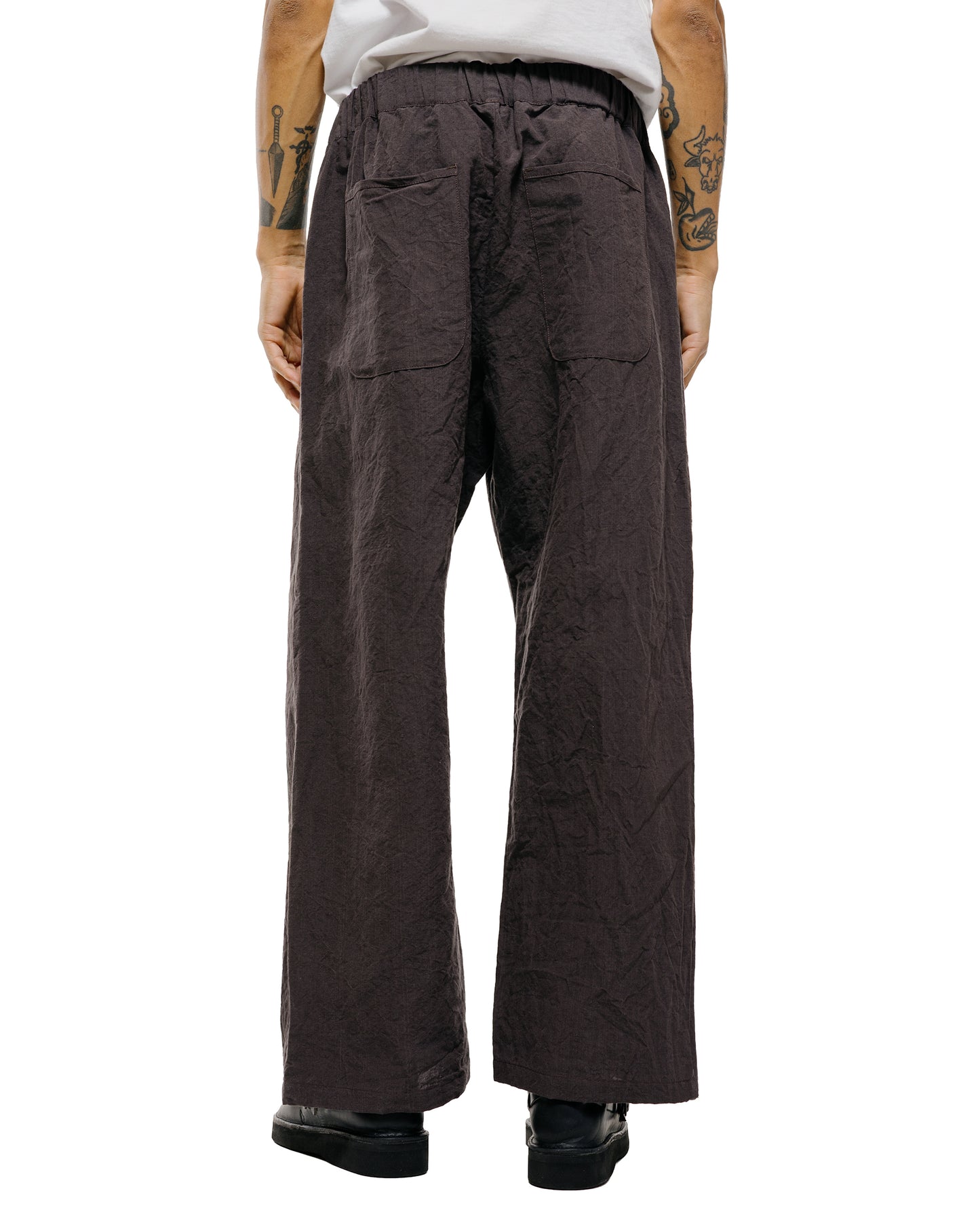 lost & found MAN-TLE MAN-TLE R20P5 'Solid Pant' Earth Linen