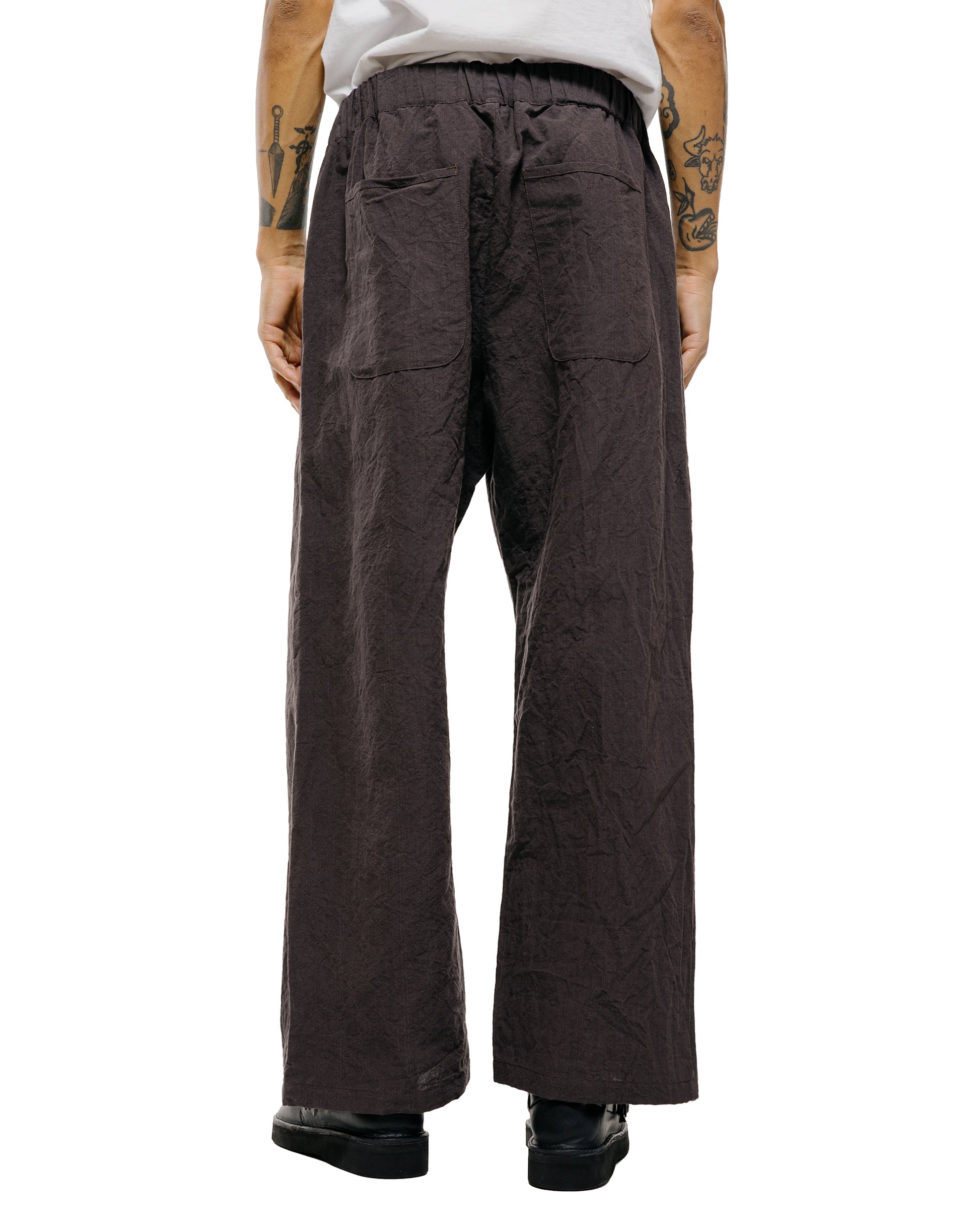 lost & found MAN-TLE MAN-TLE R20P5 'Solid Pant' Earth Linen