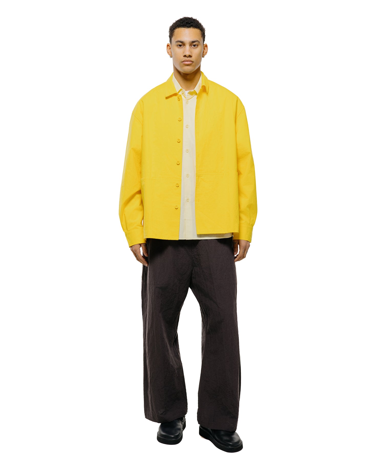 lost & found MAN-TLE MAN-TLE R20P5 'Solid Pant' Earth Linen