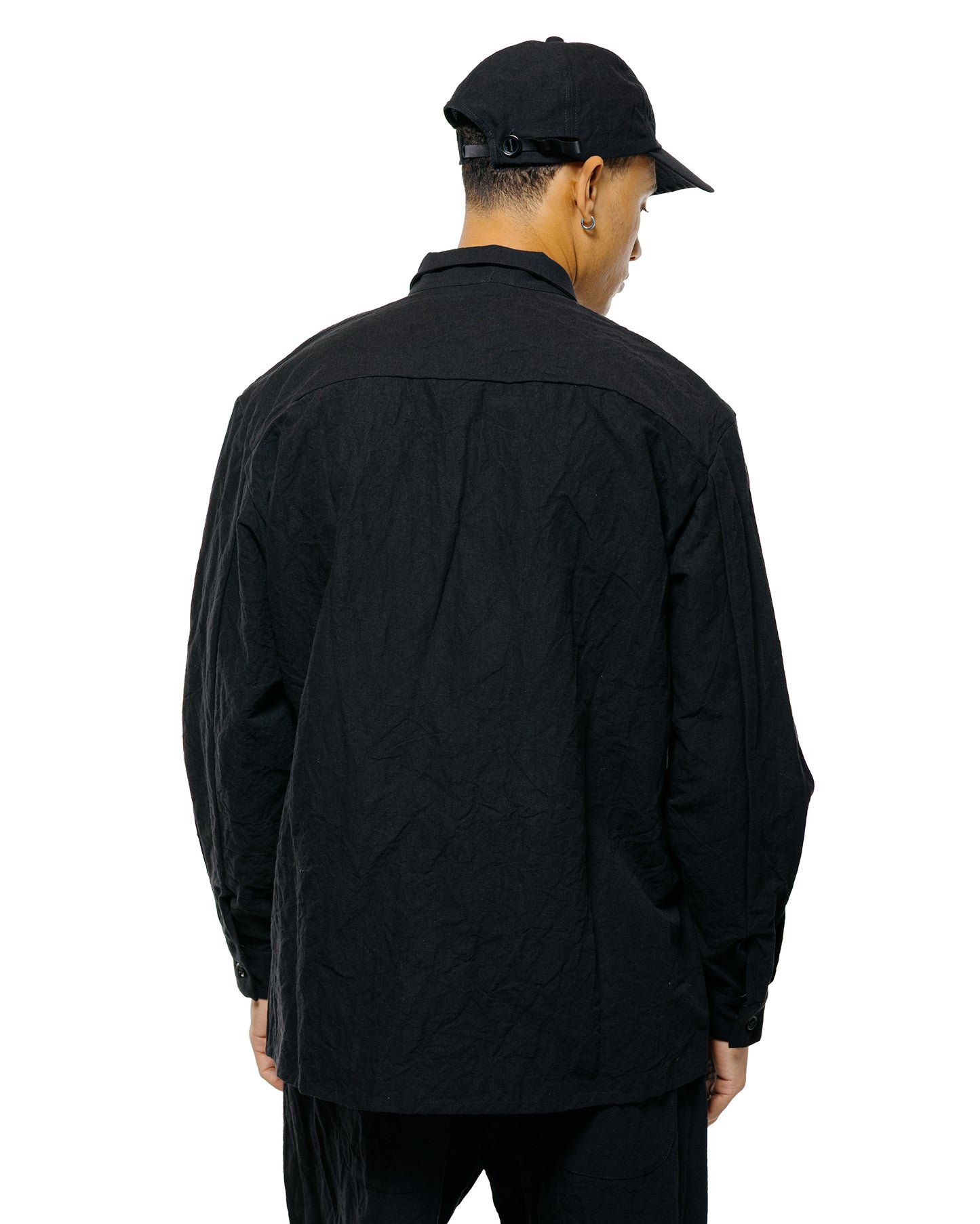 lost & found MAN-TLE MAN-TLE R20S1 'New Shirt' Black Linen