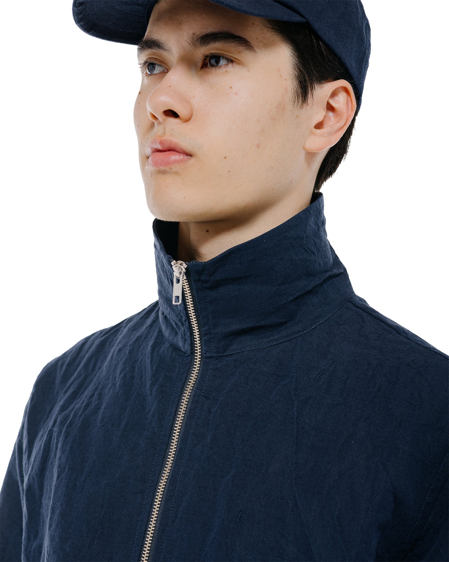 lost & found MAN-TLE MAN-TLE R20S3 'Track Shirt' Pacific Linen