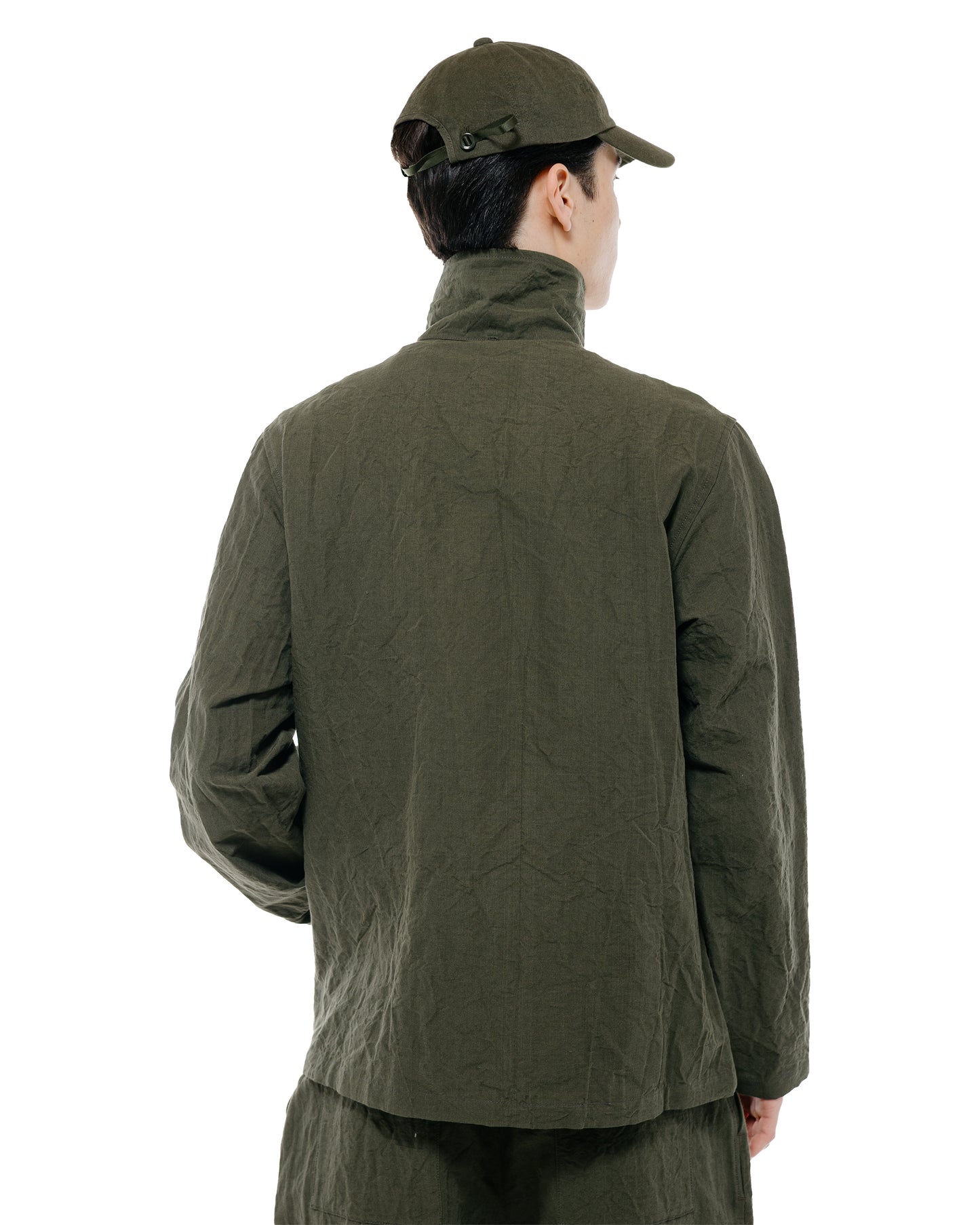 lost & found MAN-TLE MAN-TLE R20S3 'Track Shirt' Woodland Linen