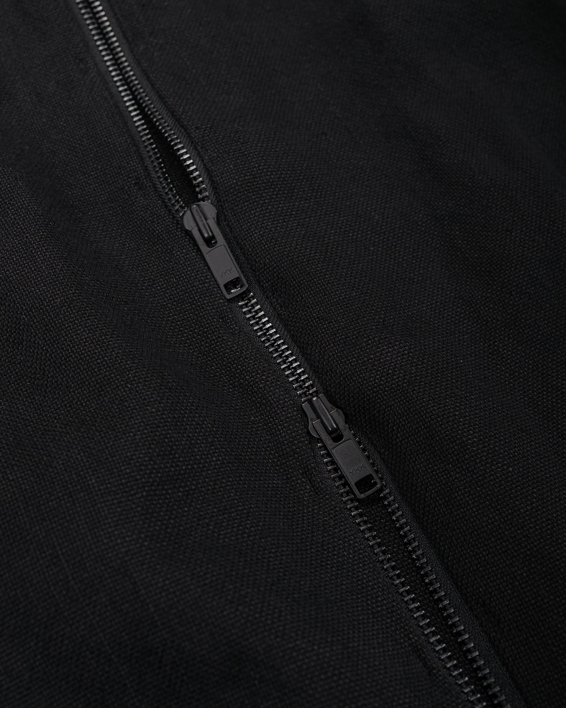 lost & found MAN-TLE MAN-TLE R20S3 'Zip Gum Shirt' Black 20hr Canvas