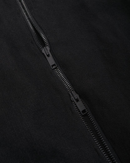 lost & found MAN-TLE MAN-TLE R20S3 'Zip Gum Shirt' Black 20hr Canvas
