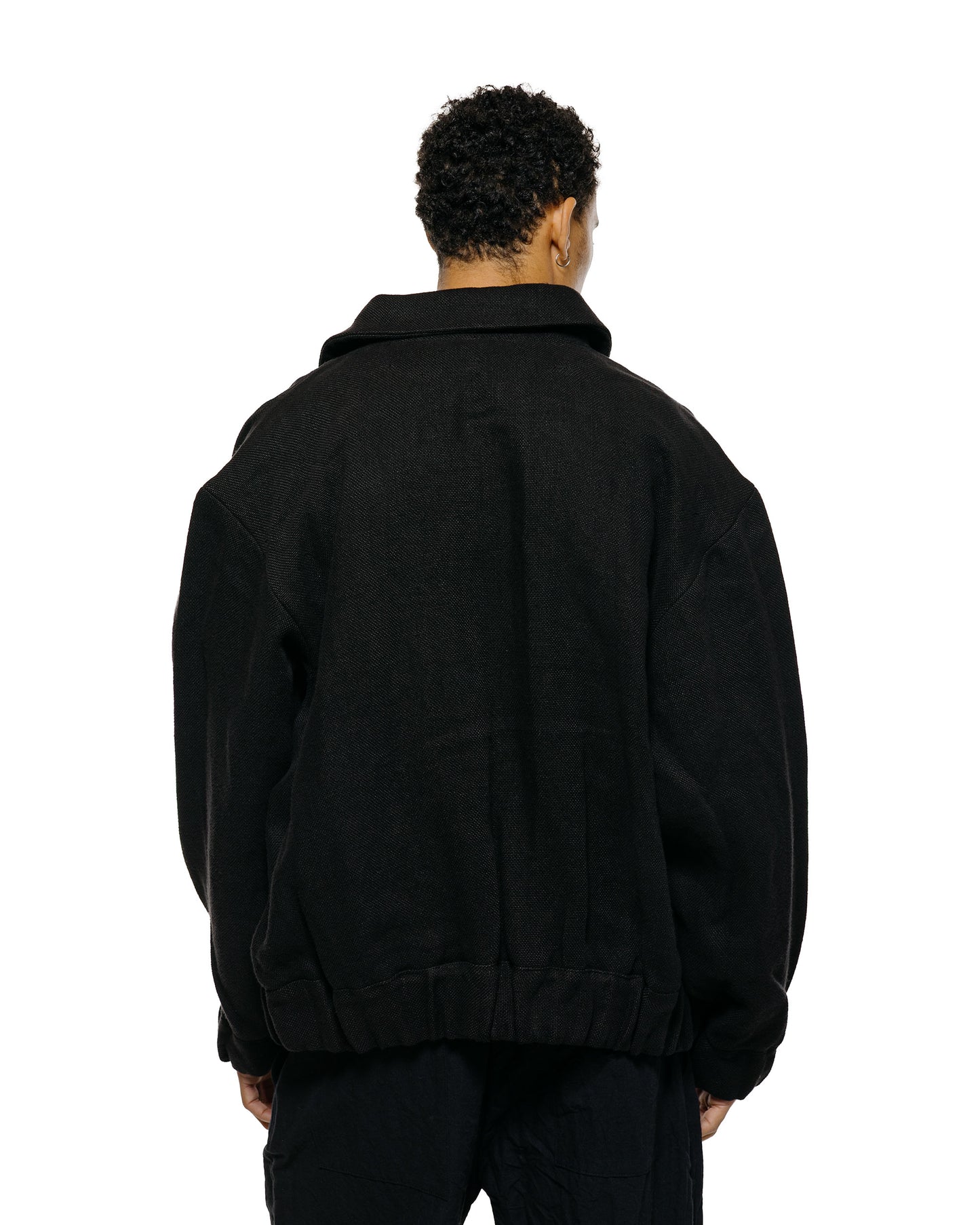 lost & found MAN-TLE MAN-TLE R20S3 'Zip Gum Shirt' Black 20hr Canvas