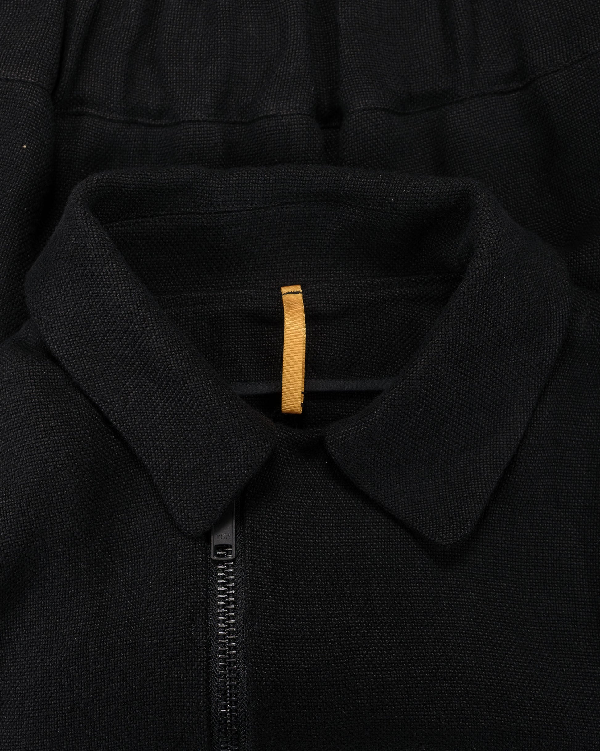 lost & found MAN-TLE MAN-TLE R20S3 'Zip Gum Shirt' Black 20hr Canvas