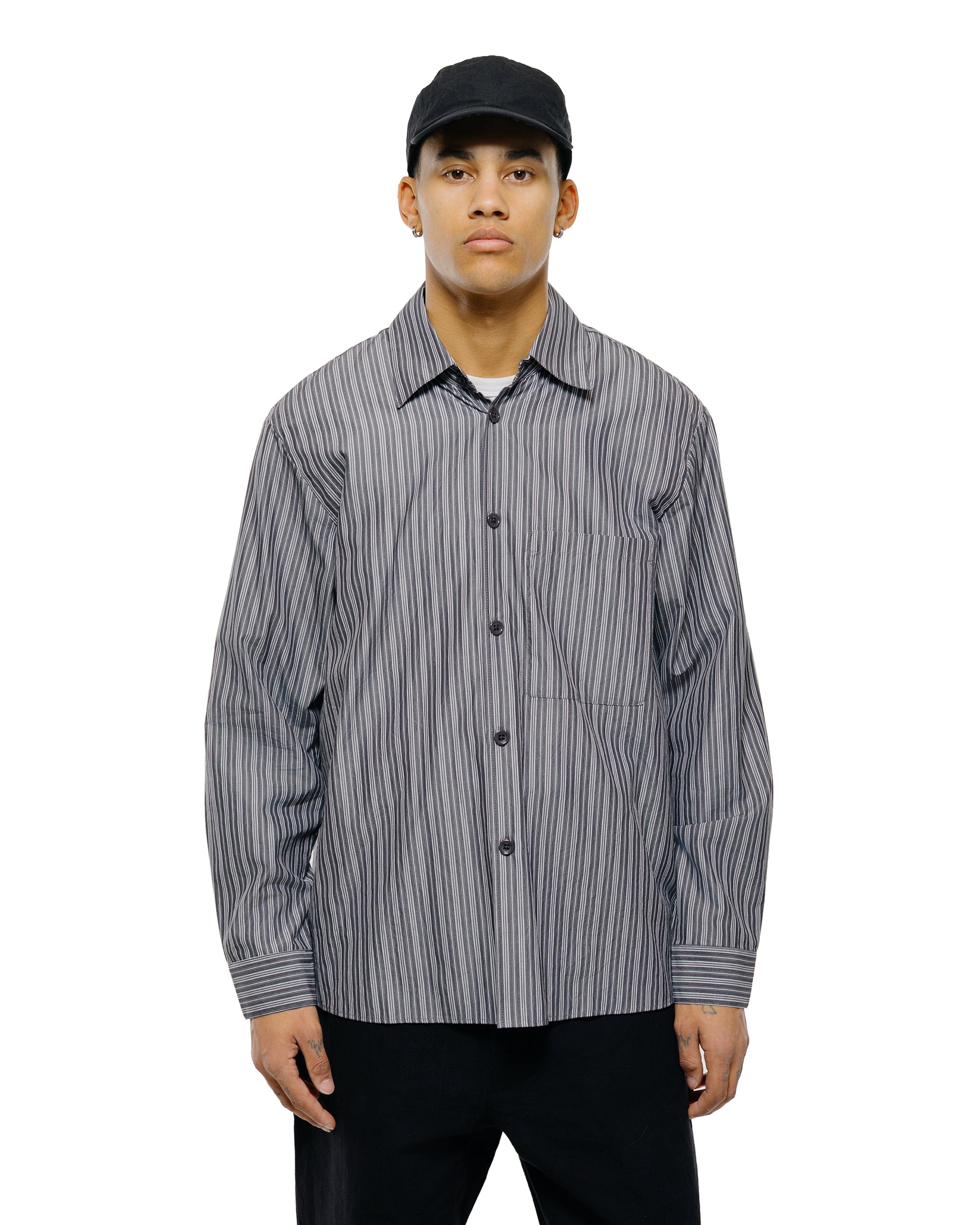 lost & found MAN-TLE MAN-TLE R20S4 'OD Shirt' Monotone Plot