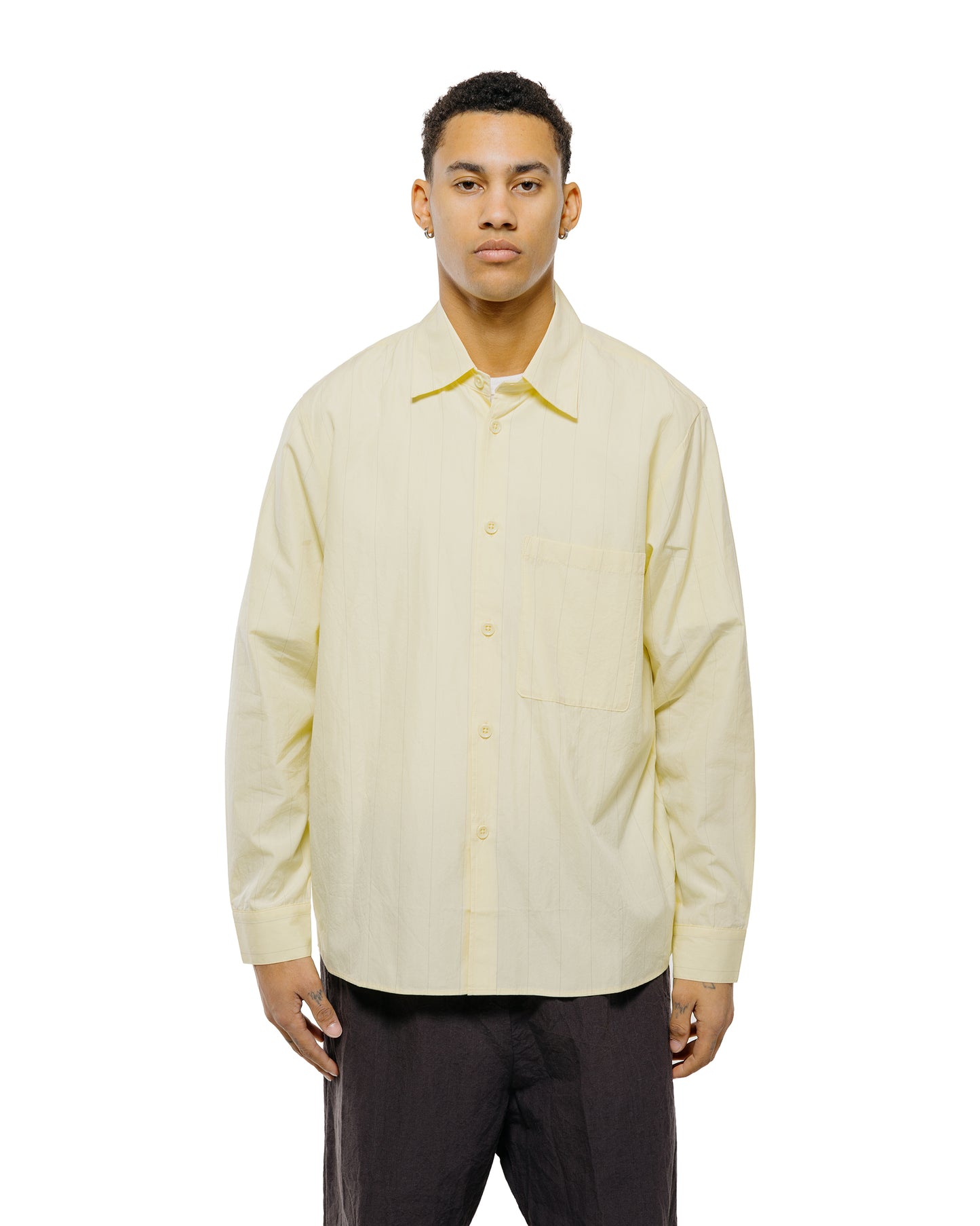 lost & found MAN-TLE MAN-TLE R20S4 'OD Shirt' Yellow Pin