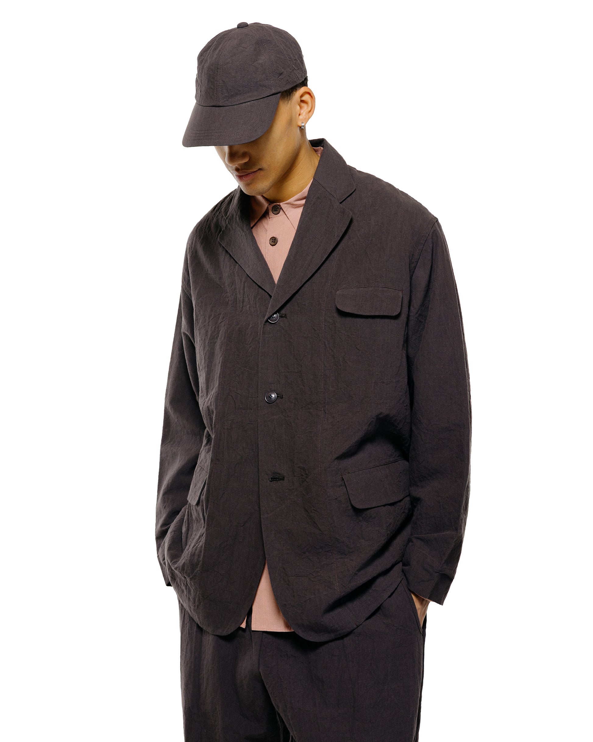lost & found MAN-TLE MAN-TLE R20Y4 'Big Blazer' Earth Linen