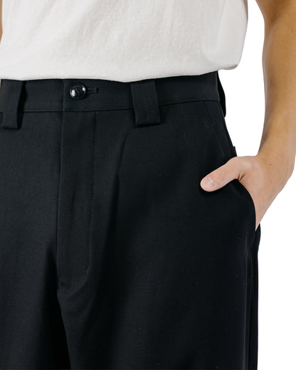MAN-TLE R21Y6 Patch Pants Black Impact Wool