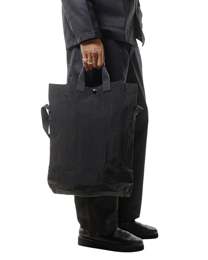 lost & found MAN-TLE MAN-TLE R0B1 'Multi Handle Tote' Black Nylon