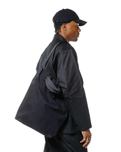 lost & found MAN-TLE MAN-TLE R0B1 'Multi Handle Tote' Black Wax