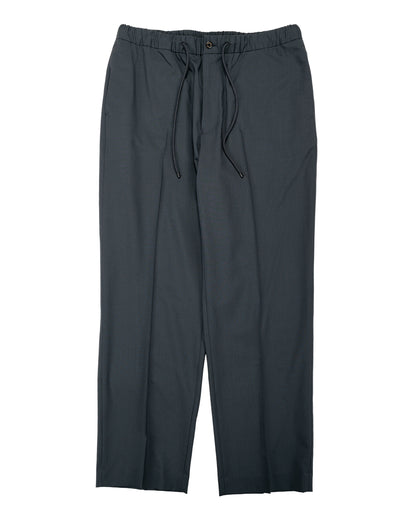 lost & found MARKAWARE MARKAWARE Flat Tapered Easy Trousers Organic Wool 2/80 Tropical Charcoal