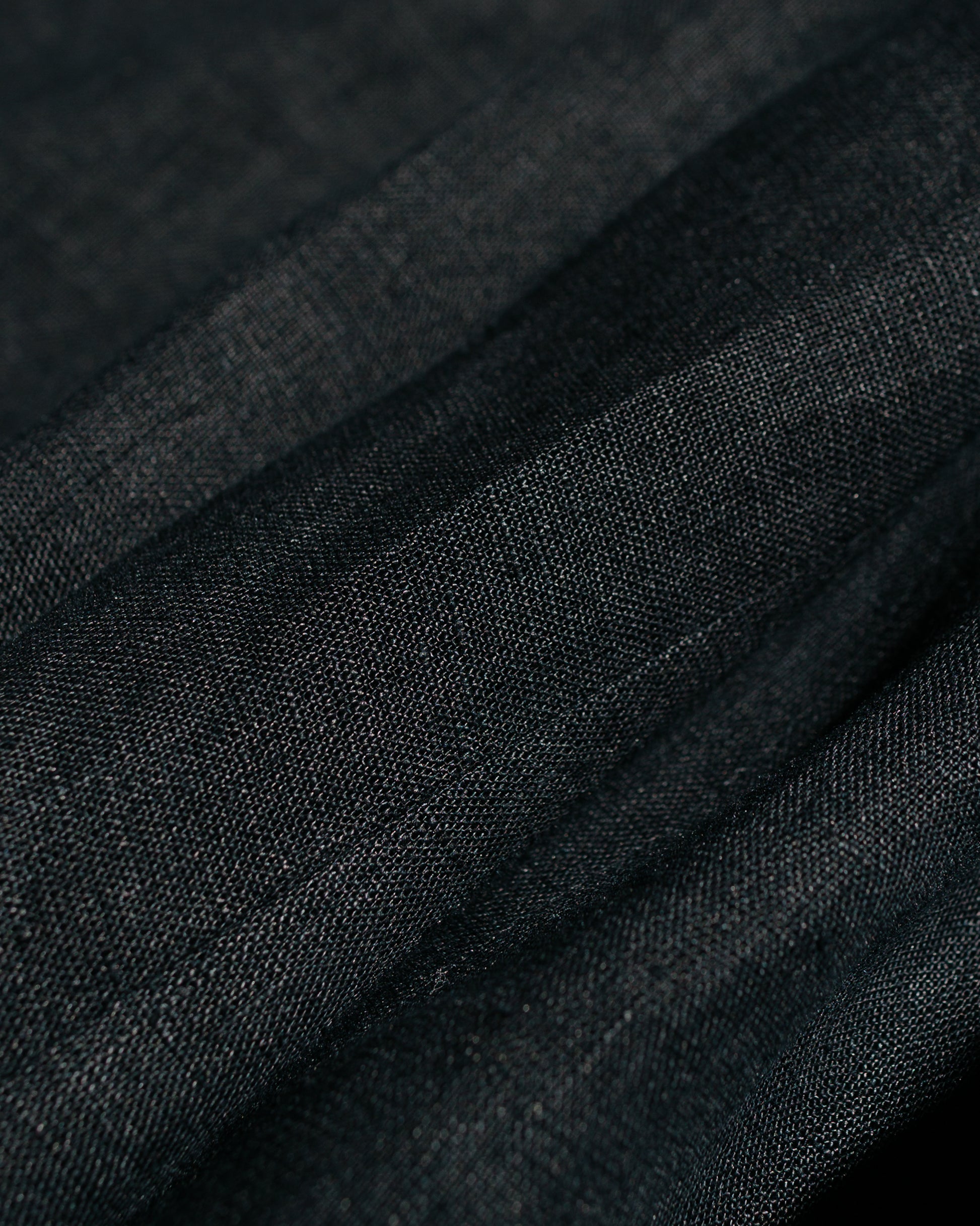 lost & found MARKAWARE MARKAWARE Classic Fit Two Tuck Easy Trousers Hemp Shirting Black