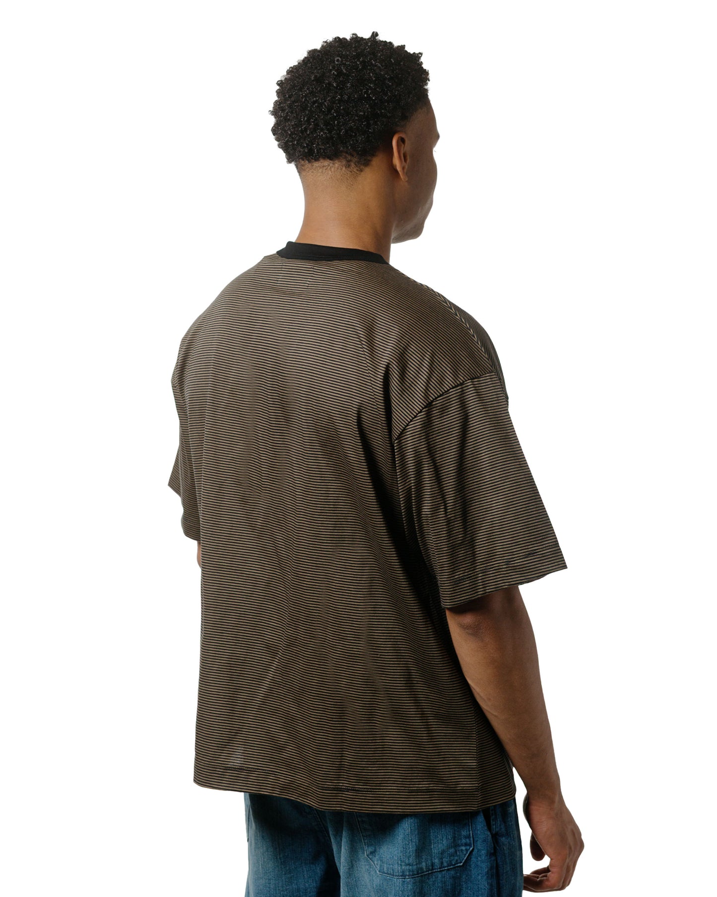 lost & found MARKAWARE MARKAWARE Comfort Fit Tee Organic Supima Border Olive