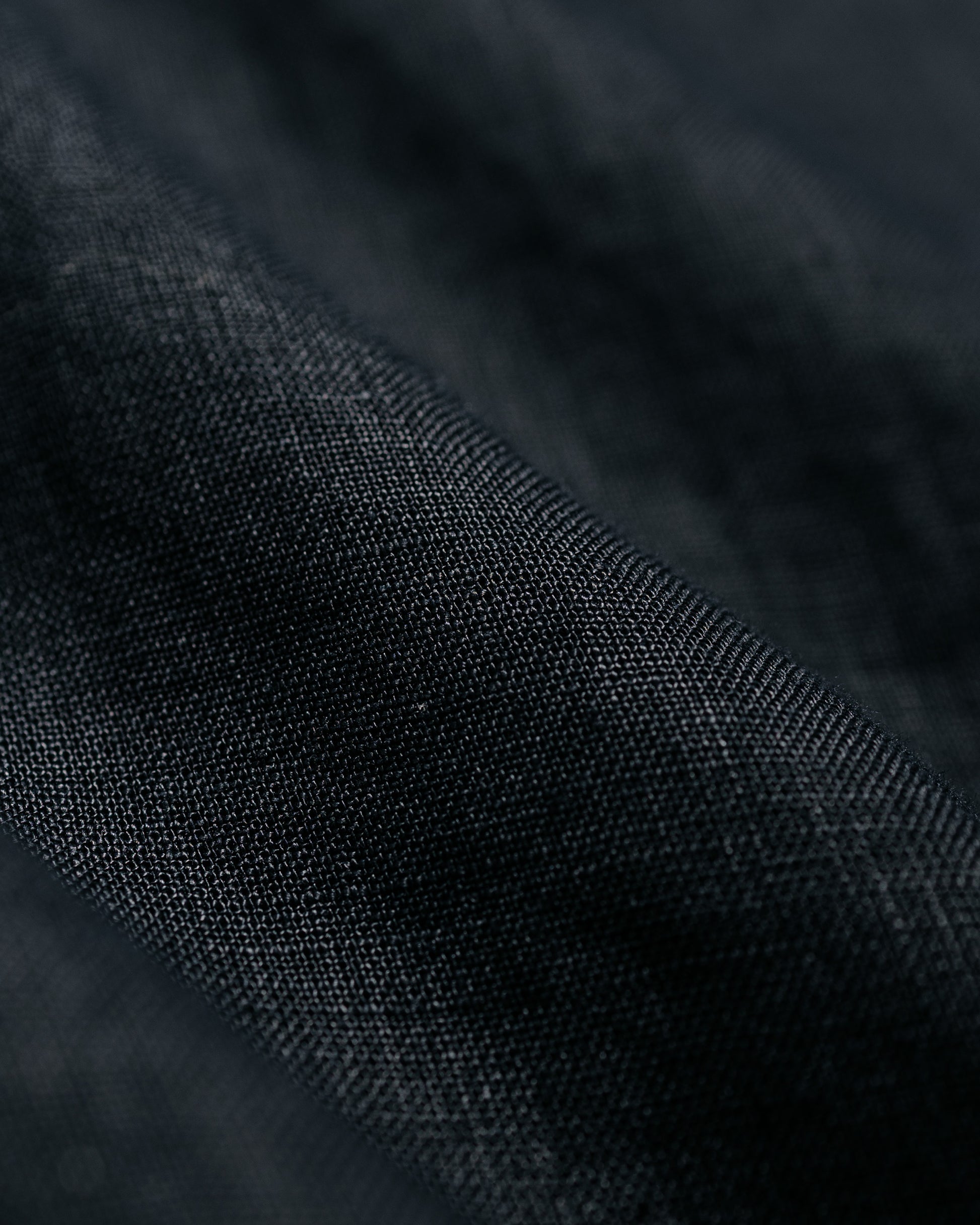lost & found MARKAWARE MARKAWARE Double Pleated Easy Trousers Hemp Shirting Black