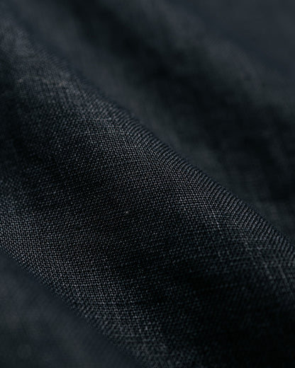 lost & found MARKAWARE MARKAWARE Double Pleated Easy Trousers Hemp Shirting Black