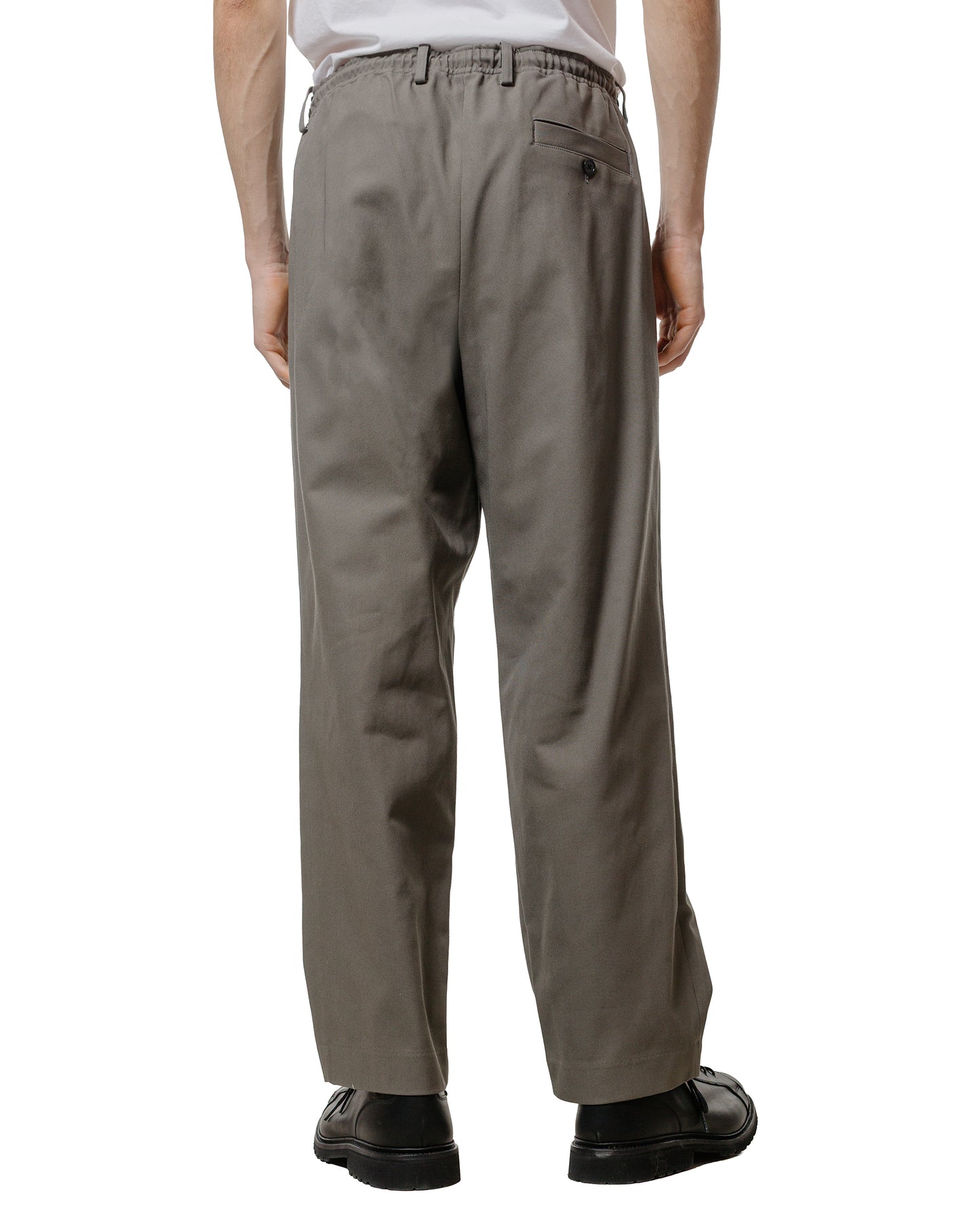 lost & found MARKAWARE MARKAWARE Double Pleated Easy Trousers Organic Cotton Survival Cloth Gray