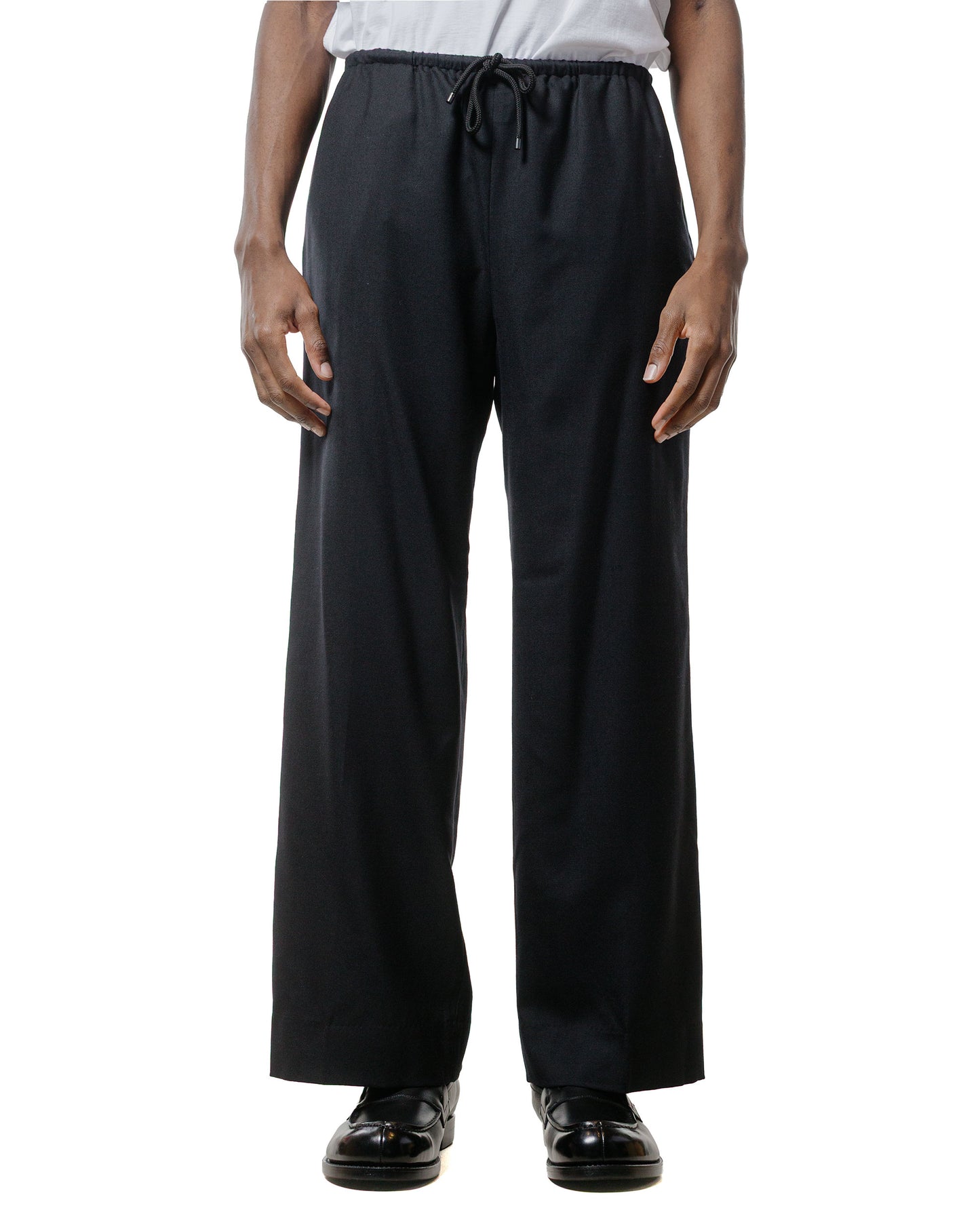 lost & found MARKAWARE MARKAWARE Pajamas Pants 2/80 Organic Wool Viyella Black