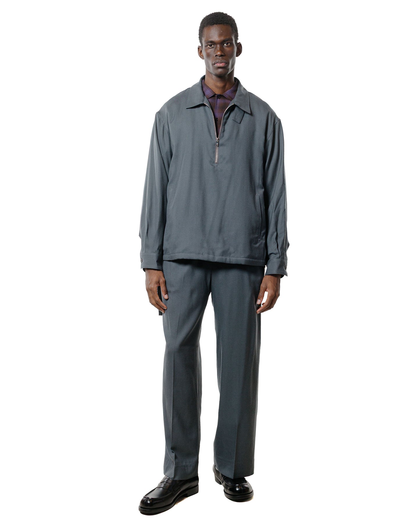 lost & found MARKAWARE MARKAWARE Pajamas Pants 2/80 Organic Wool Viyella Forest Grey