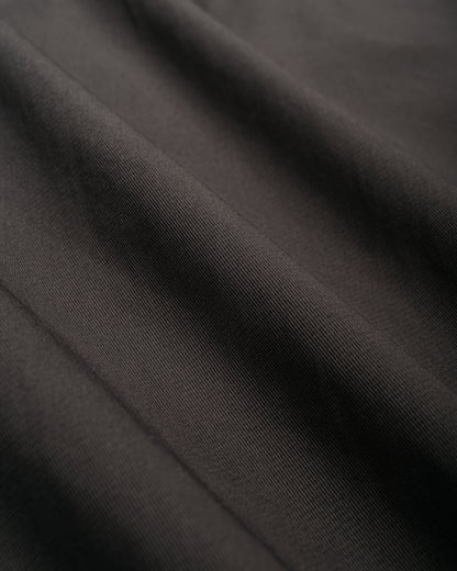 lost & found MARKAWARE MARKAWARE Triple Pleated Easy Trousers Organic Cotton Voile Yarn Twill Charcoal