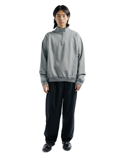 MARKAWARE Comfort Half Zip Organic Cotton Heavy Fleece Sage Green