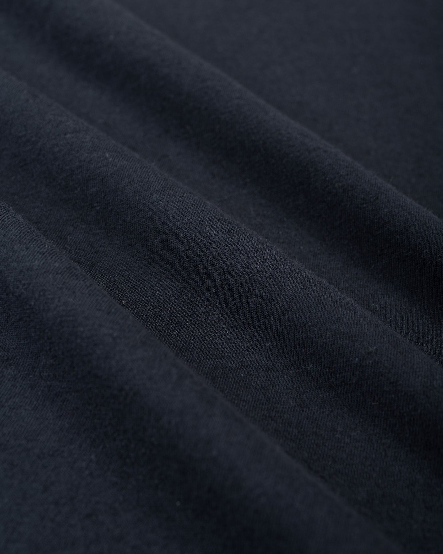 lost & found Margaret Howell MHL Simple T-Shirt Organic Cotton Linen Jersey Navy